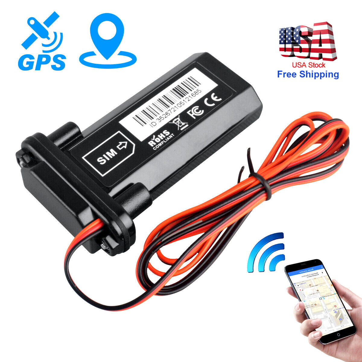 Sinotrack ST-901L 4G LTE - Easy Install Car's Battery GPS Tracker Kill Switch