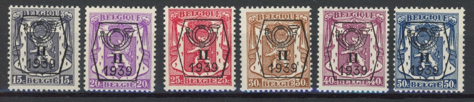 Belgium 1939 : Good Set Very Fine MNH Precancel Stamps - Catalog Value : 30€