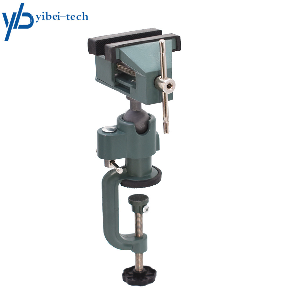 3" Aluminum Swivel 360° Rotating Universal Table Vise For Holding Small Parts