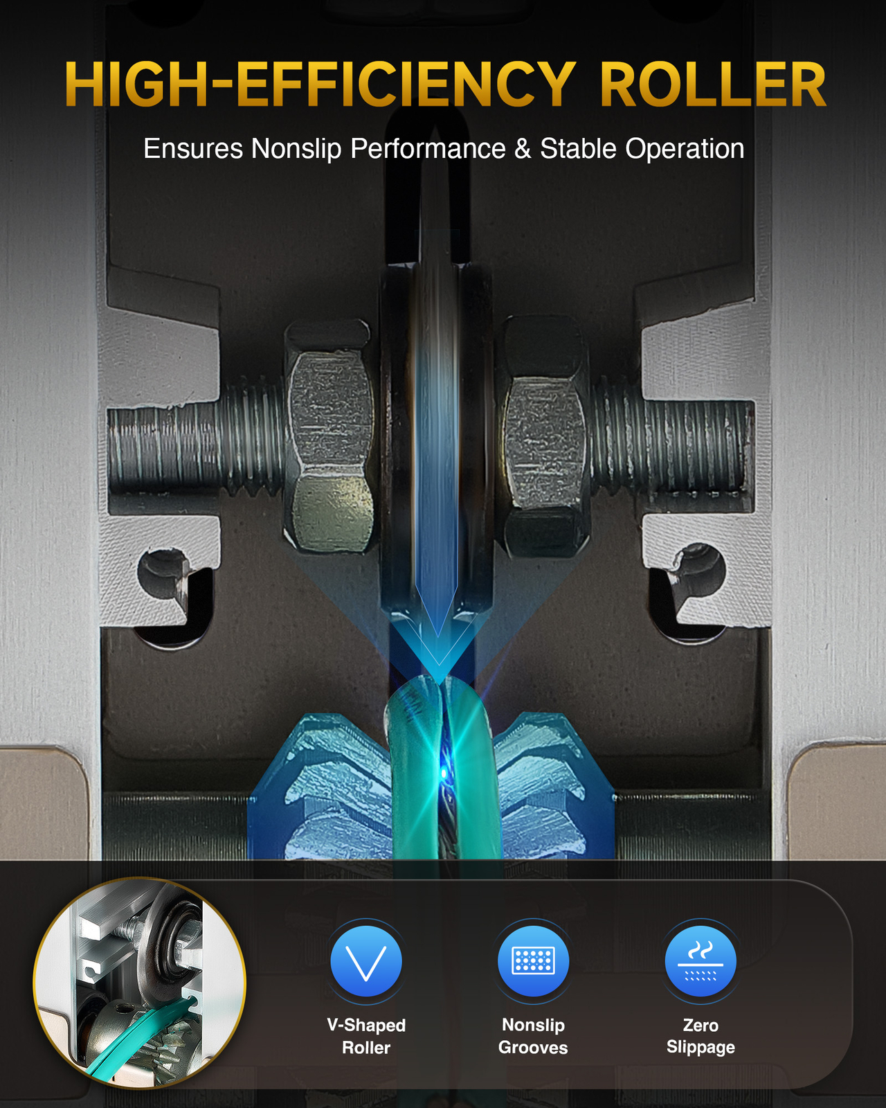 CREWORKS Manual Wire Stripping Machine 1.5-25 mm Cable Stripper Copper Recycling