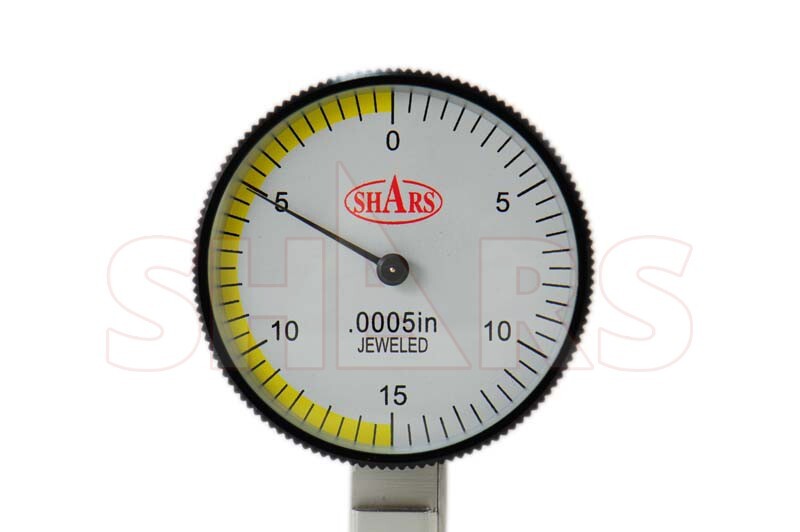 SHARS Precision .030" Dial Test Indicator 0-15-0 0.0005 Graduation NEW !]