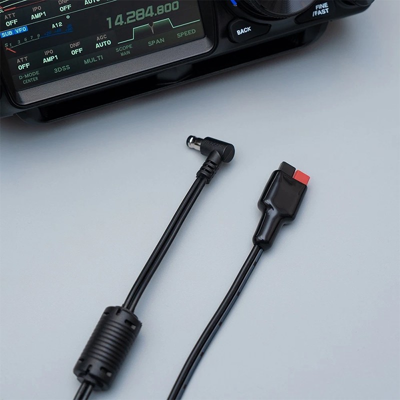 New FTX-1F DC Power Cable For YAESU FTX-1 with Ferrite Core 18AWG 90cm/3ft