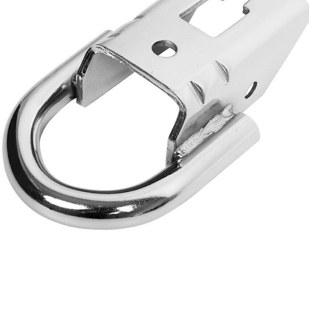 Front Pair Chrome Tow Hooks w/ Hardware For Ford F150 F-150 2004-2024 Cab Pickup