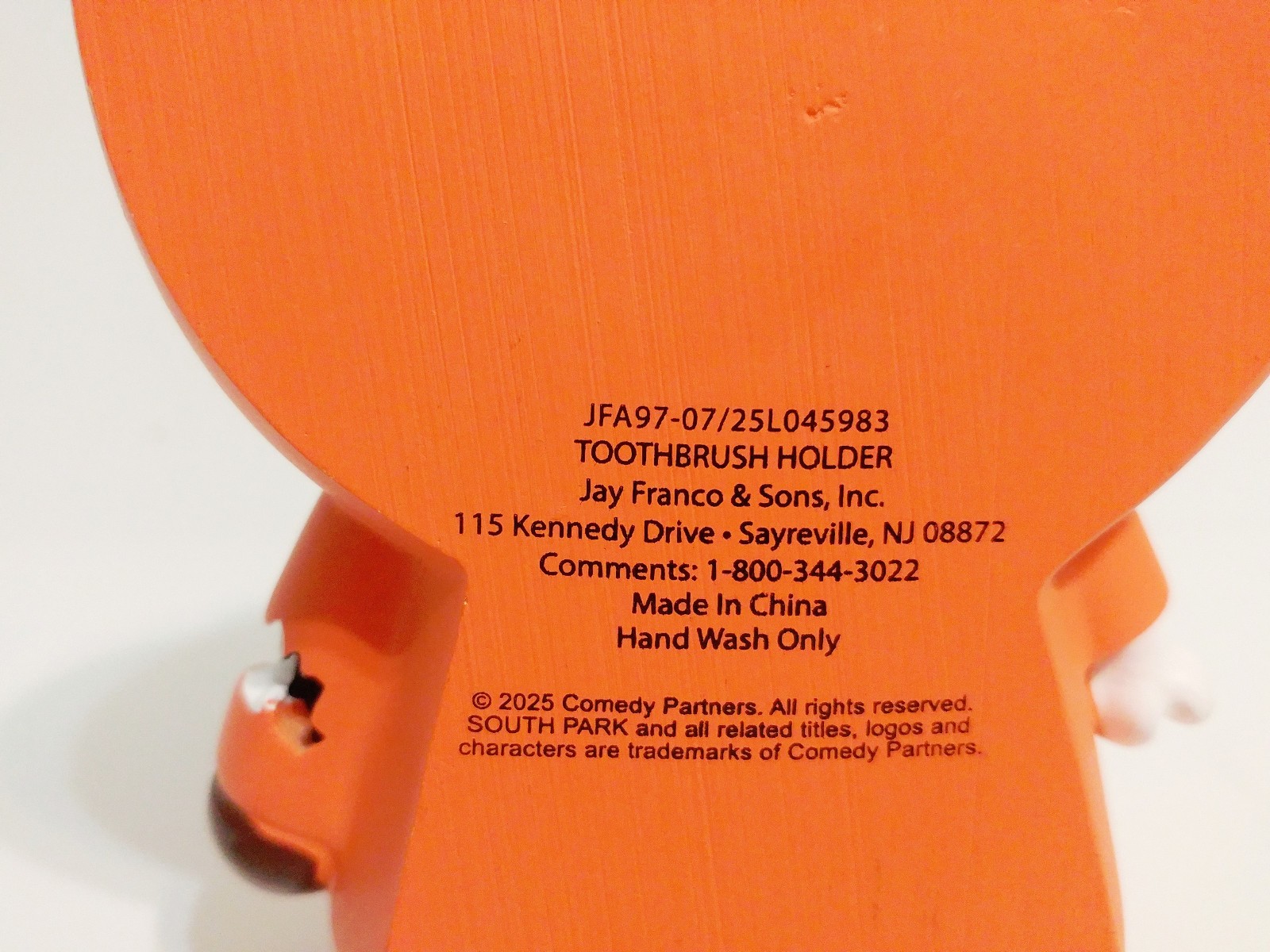 South Park Killed Dead Kenny Bathroom Toothbrush Holder RARE HTF TV Cartoon