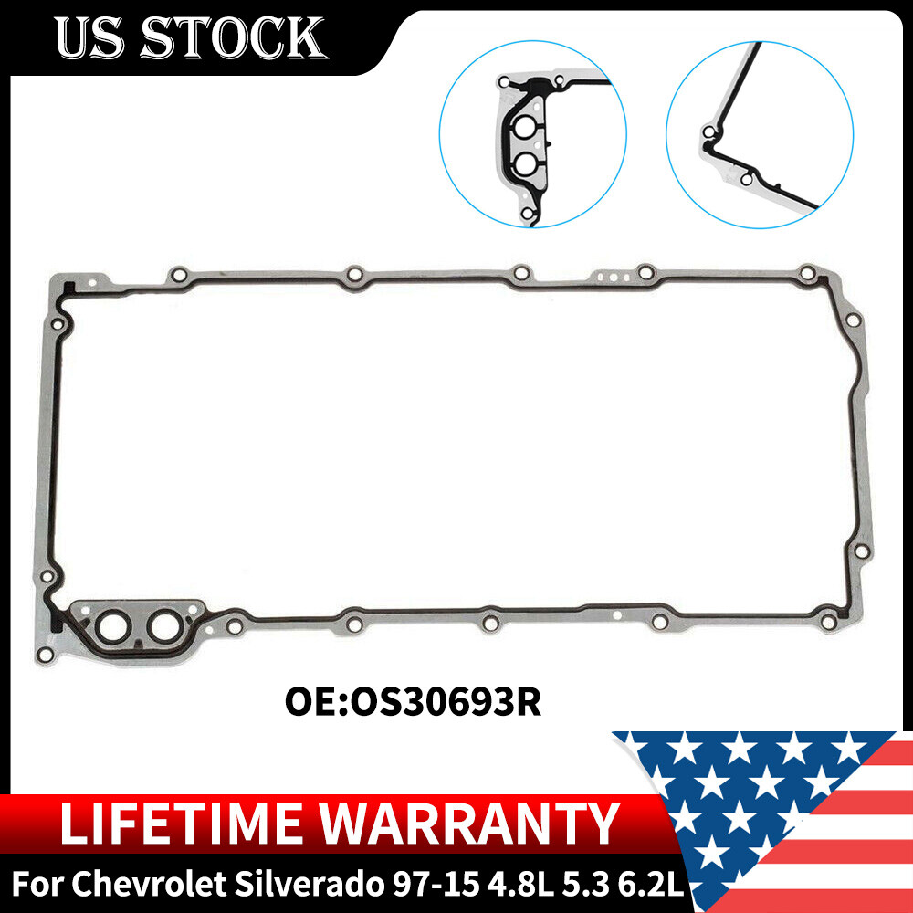 ✅OS30693R Engine Oil Pan Gasket Set for Chevrolet Silverado 1500 4.8L 5.3L 6.0L