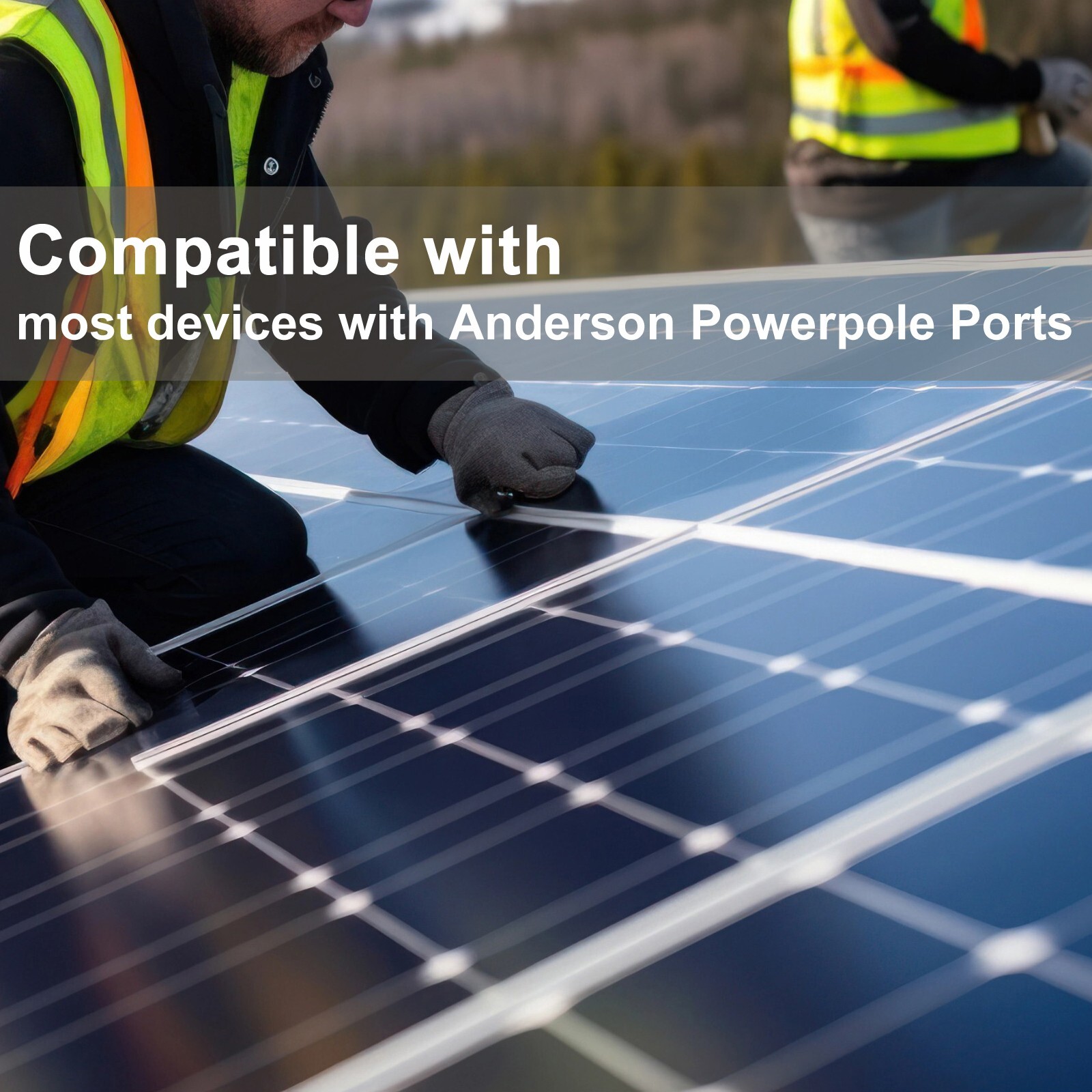 10AWG Battery Solar Cable fits Anderson Powerpole Connector 45A Extension Cable