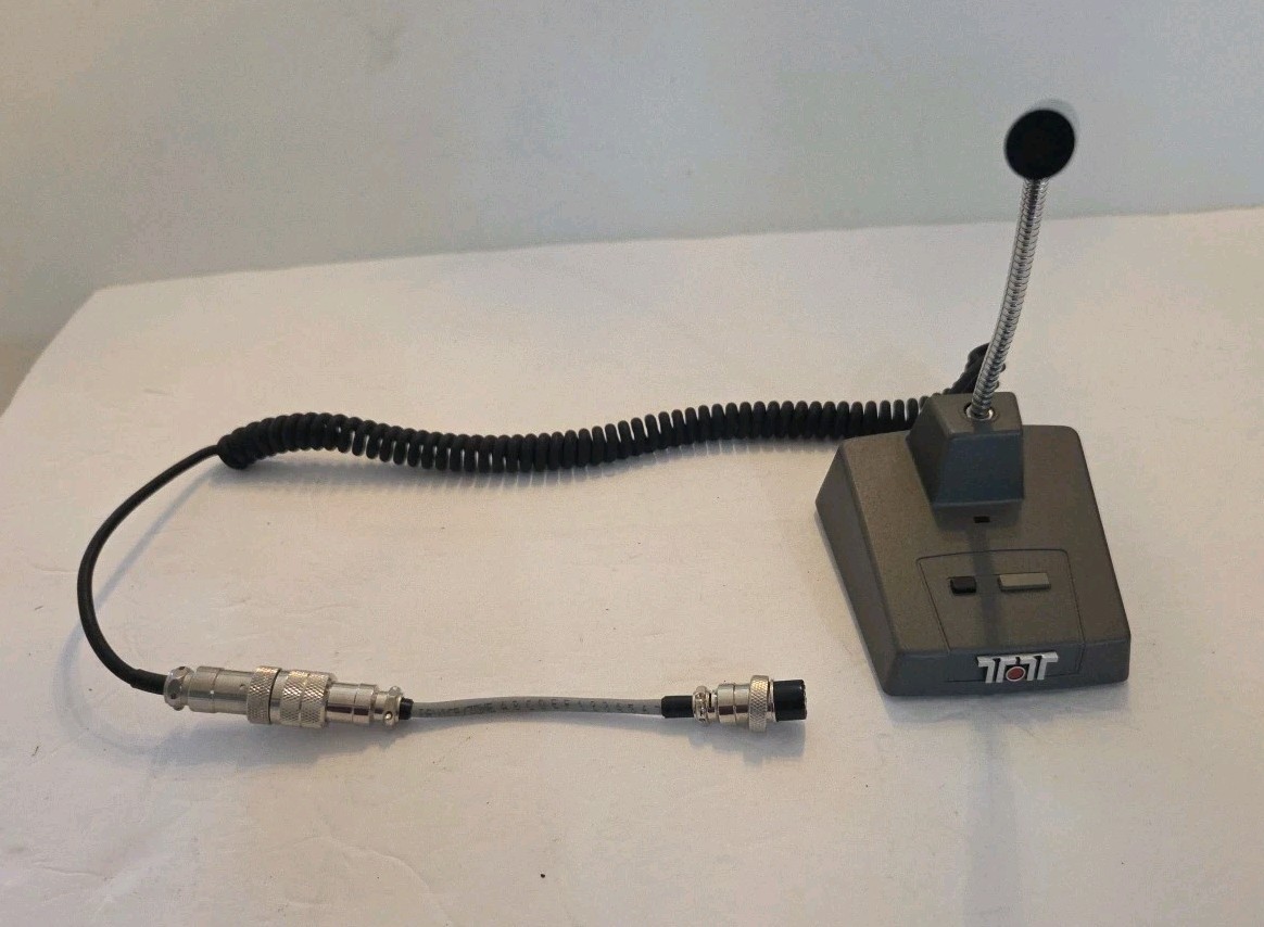 Ten-Tec 705 Vintage 4-Pin Ham Radio Desk Microphone