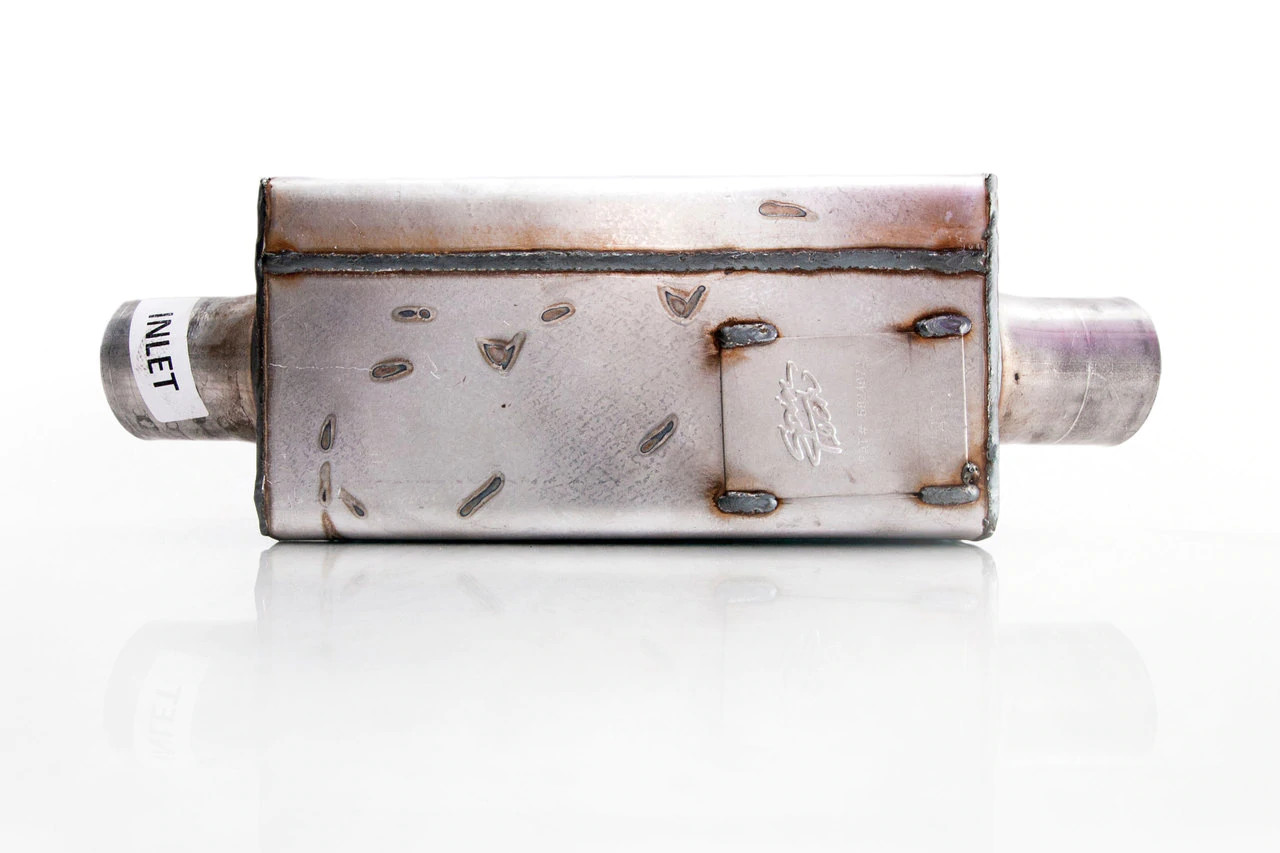 2 SPINTECH MUFFLERS 6441 Pro Street series 3" Center In/Out