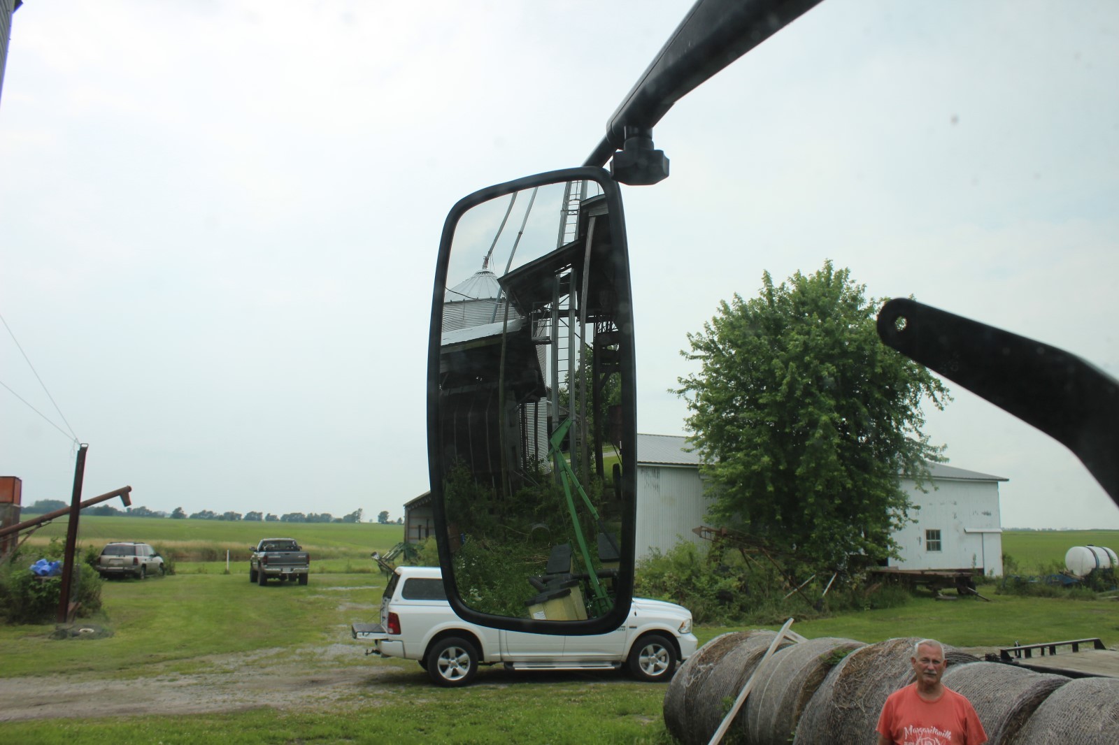 Sound Gard Extension Mirror Kit for John Deere tractors w 7"X12" mirrors