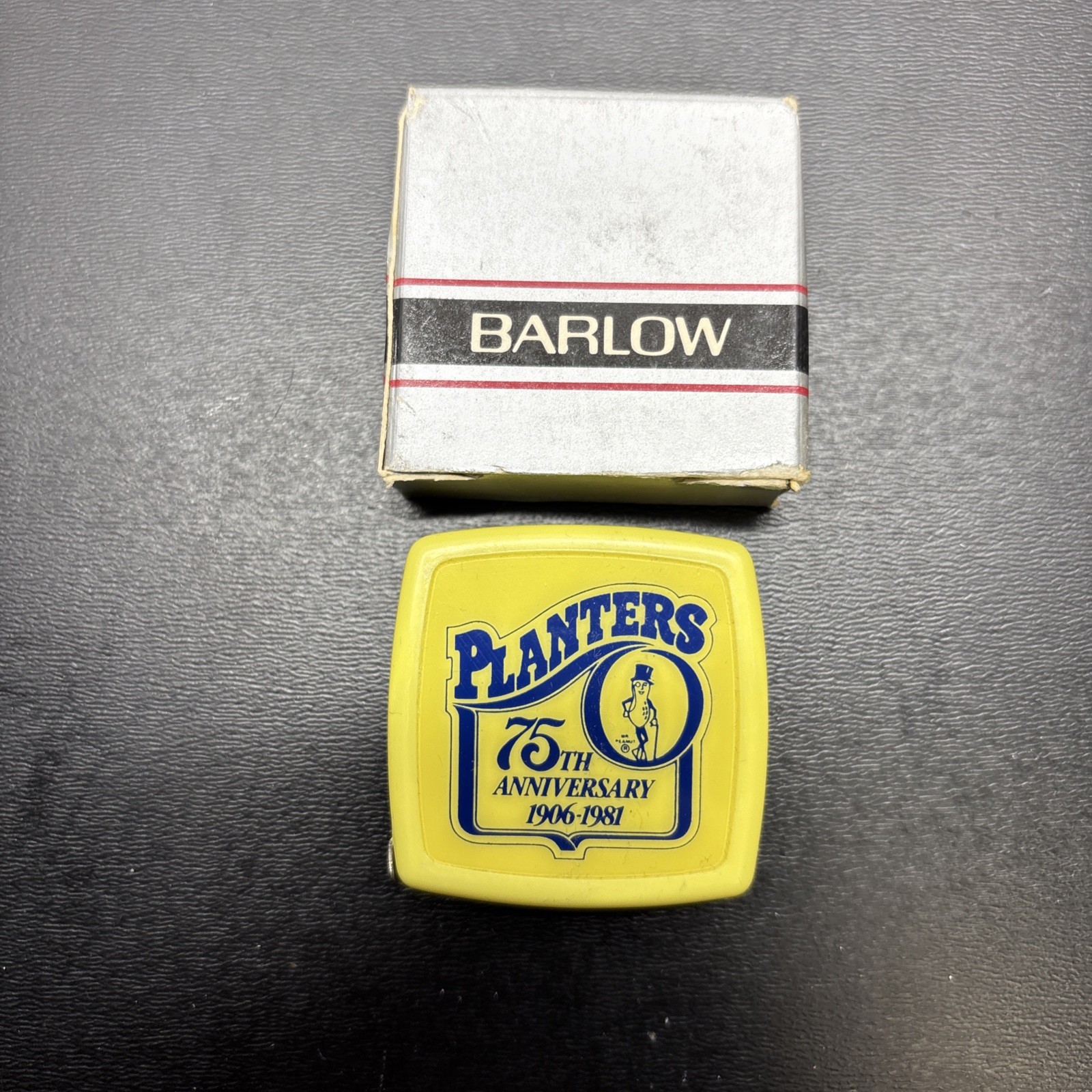 Vintage Barlow Planters 75th Anniversary 1906-1981 Tape Measure