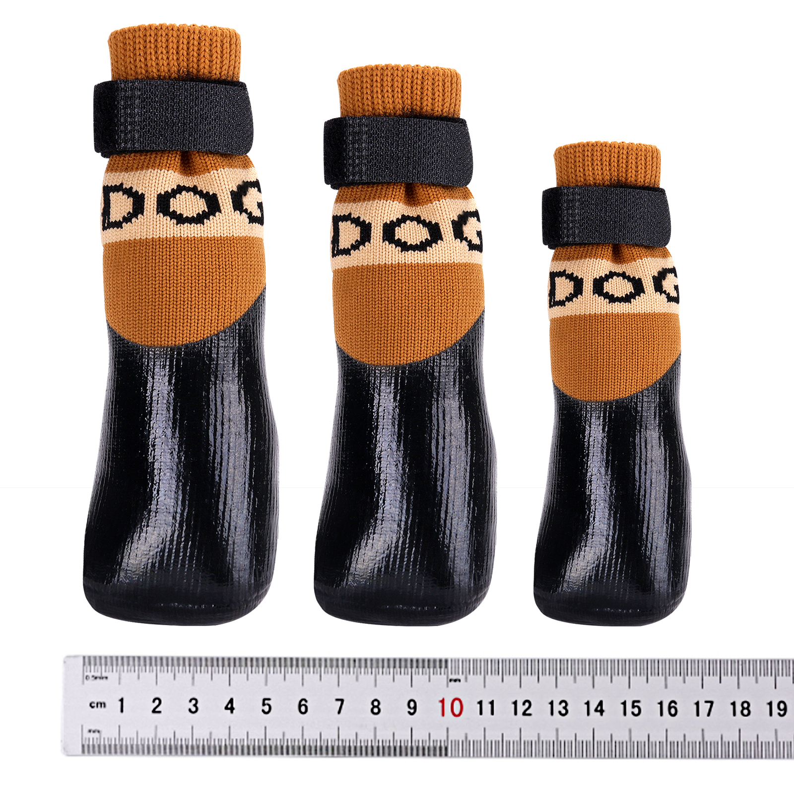 4pcs Dog Socks Anti Slip Waterproof Dog Shoes Boots Outdoor Indoor Paw Protector
