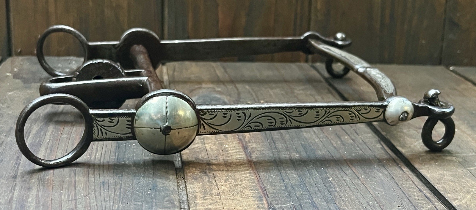 Las Cruces bit by Jose Tapia (1831-1902) of Los Angeles, California