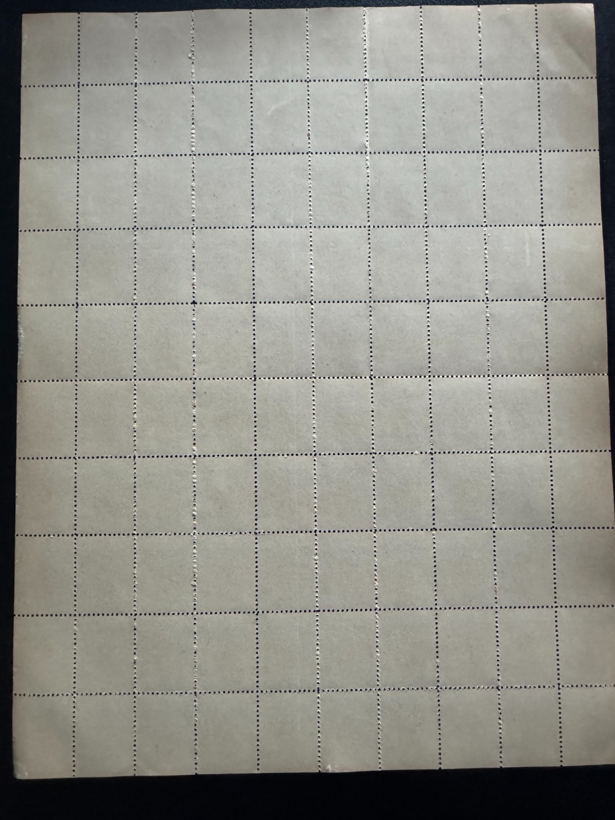 Vintage 1932 U.S. Christmas Seal Stamp Full Sheet M, OG, NH Some Imperfect Edges