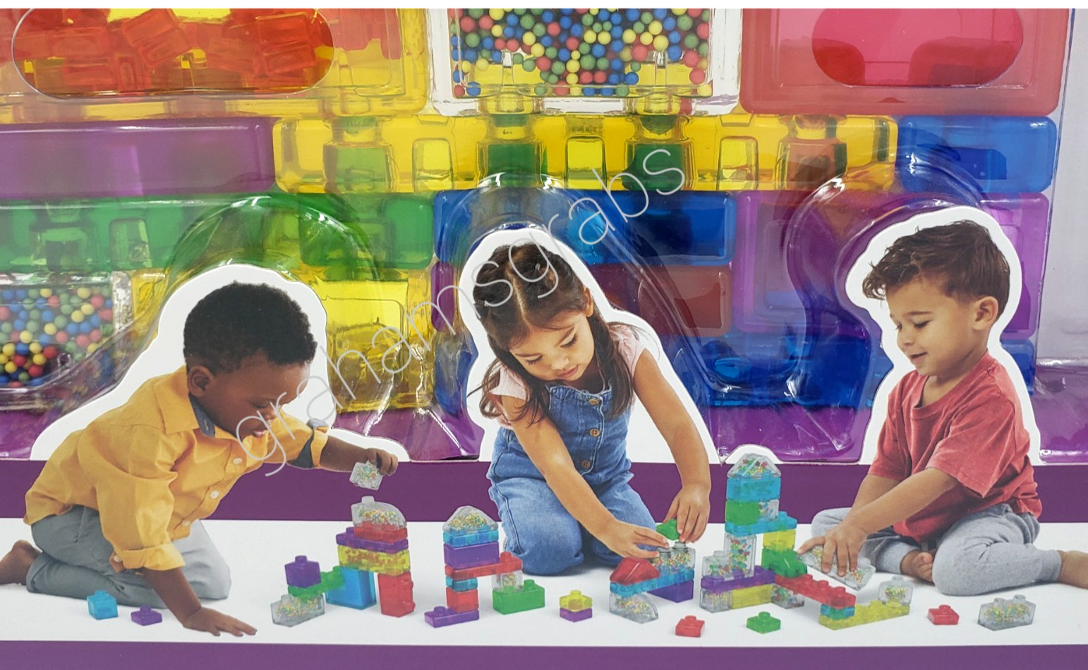 JELLY BLOX MEGA PK 50 Pc SQUISHY TWISTY SMOOSHY STRETCHY SENSORY BUILDING BLOCKS