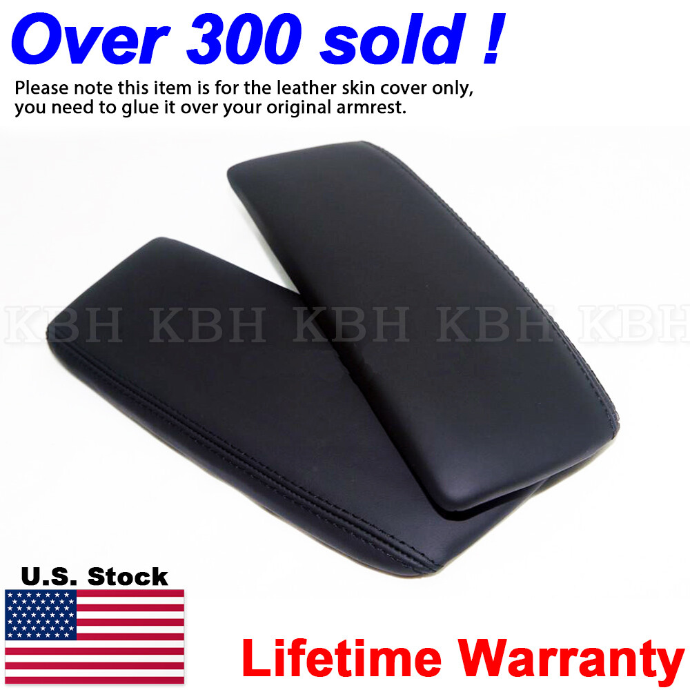 Fits 2005 2006 2007-2010 Acura RL Center Console Lid Armrest Vinyl Cover Black