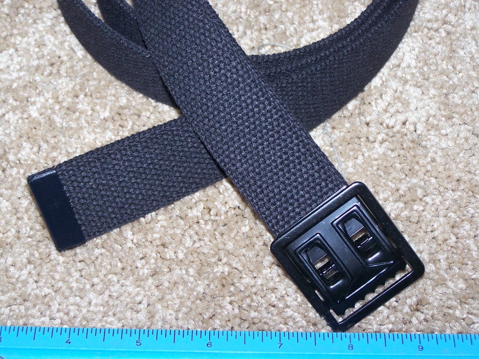 Belt Web Military Black USMC Marine Corps Army Style Jeans Golf Tennis Vet Sport