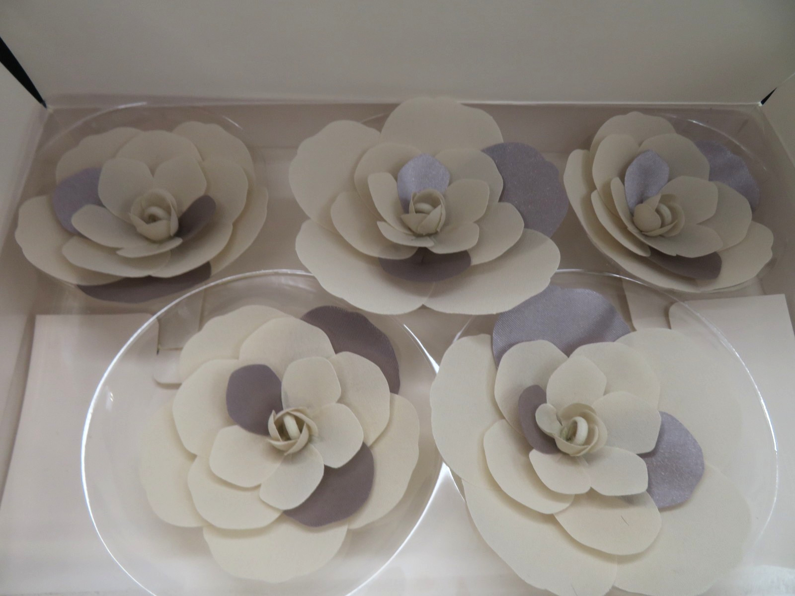 Pandora Jewelry Lavender Fabric Flowers Spring 2016 Display Pieces - NEW