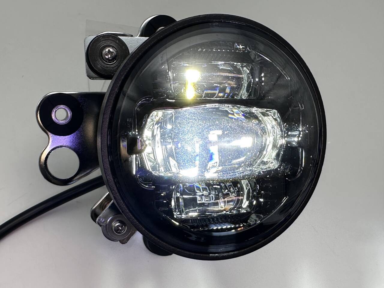 Black LED Driving Fog Lights For Honda Goldwing GL1800 2001-2010 Fog Lamps 2PCS