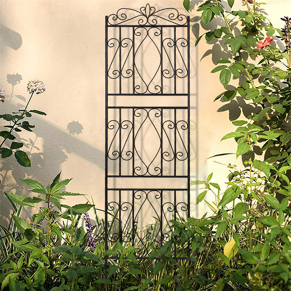 Garden Trellis For Climbing Plants Outdoor 2 Pack Large Rust Proof Garden Panels