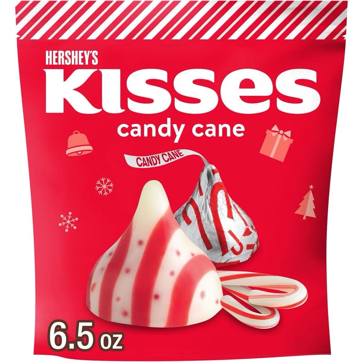 Hershey’s Kisses Candy Cane Mint 6.5oz Packs