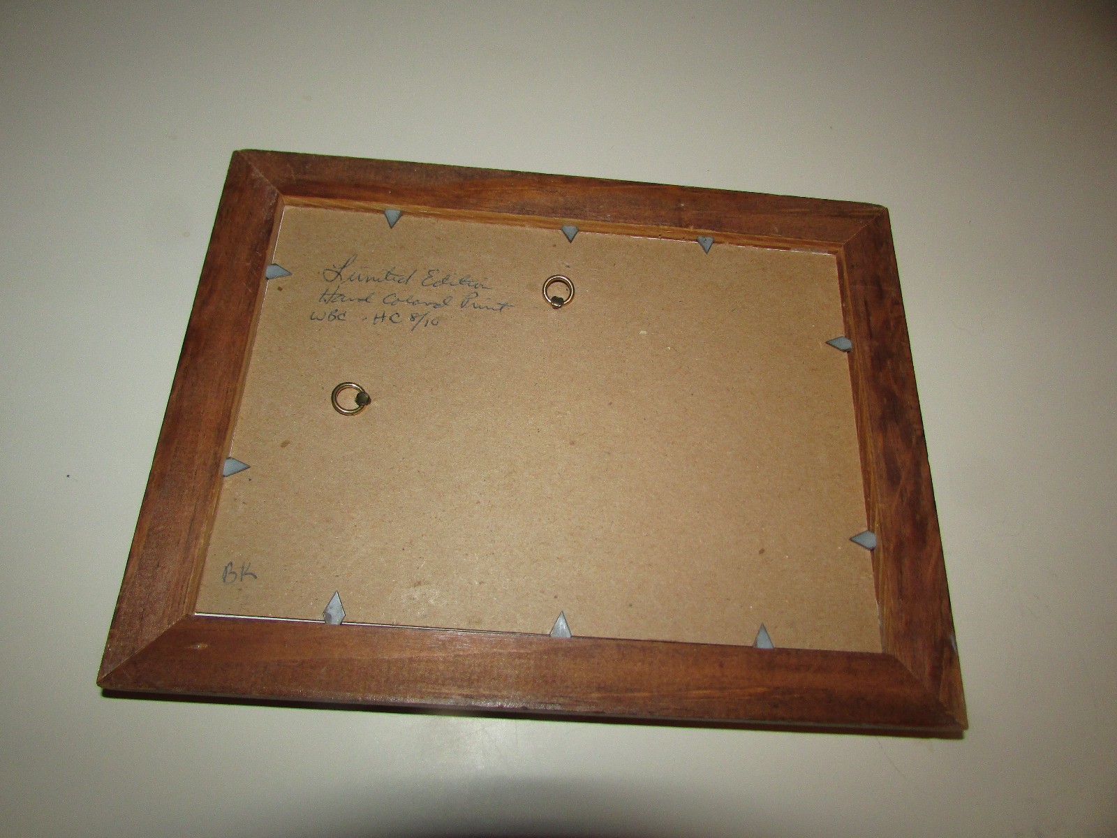 Watercolor Hand Colored Print Shirley Redding Signed 8 Of 10 Black Americana