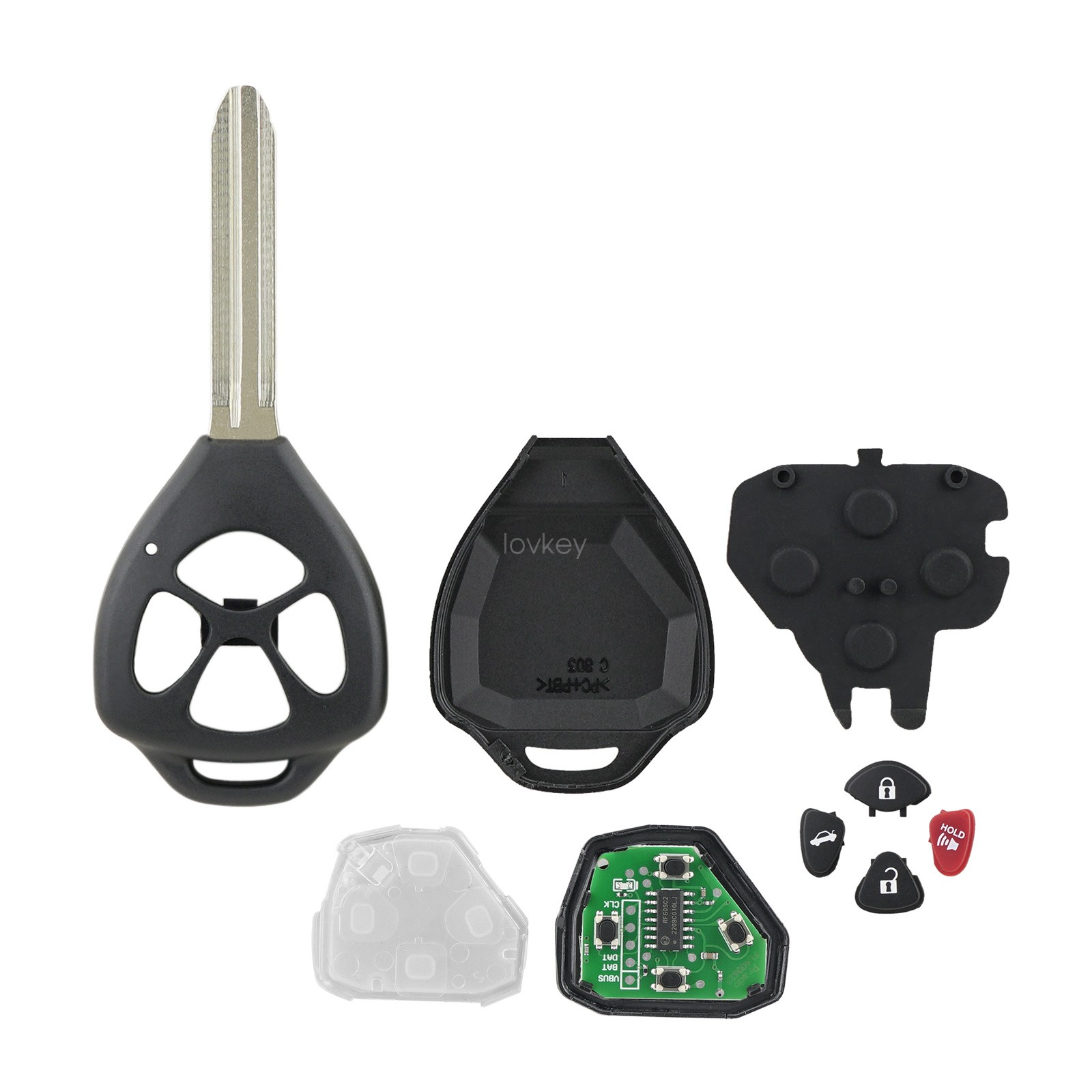 2 For 2007 2008 2009 2010 2011 Toyota Camry Keyless Entry Remote Key Fob 4D67