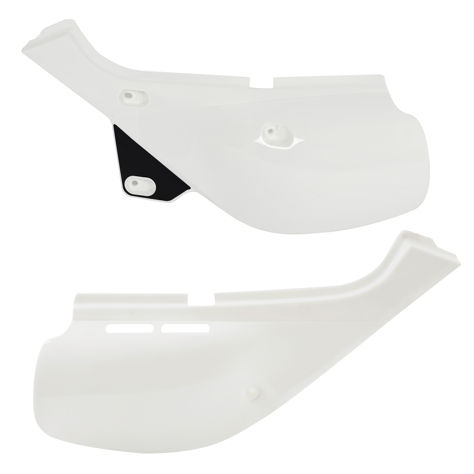 White Side Cover Panel Side Fairing Left+Right Fit For 93-21 Honda XR650L