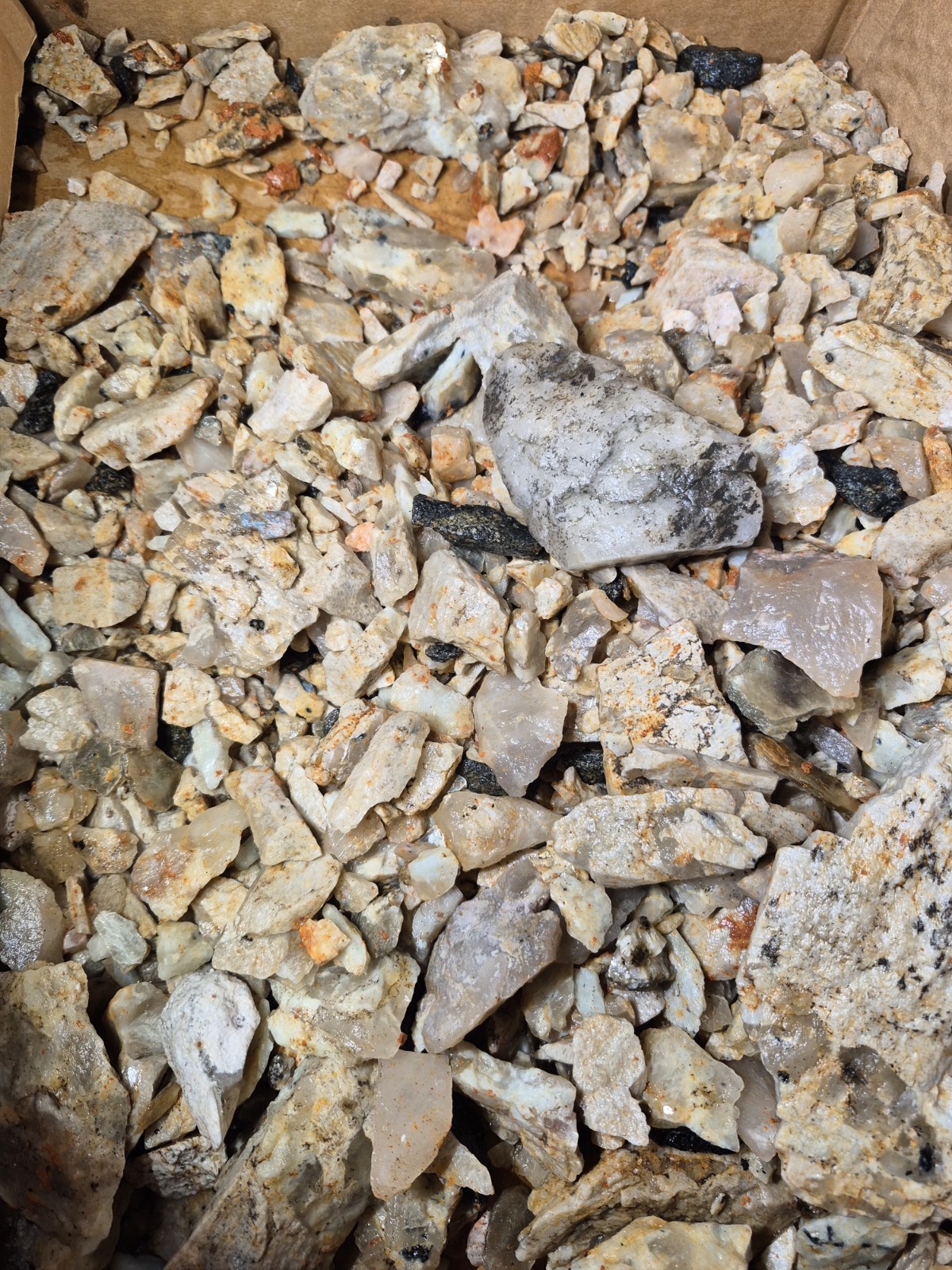 10 Lbs Of AUTHENTIC UNSALTED Gemstone Pay Dirt!Tourmaline Mine Pocket Ore!