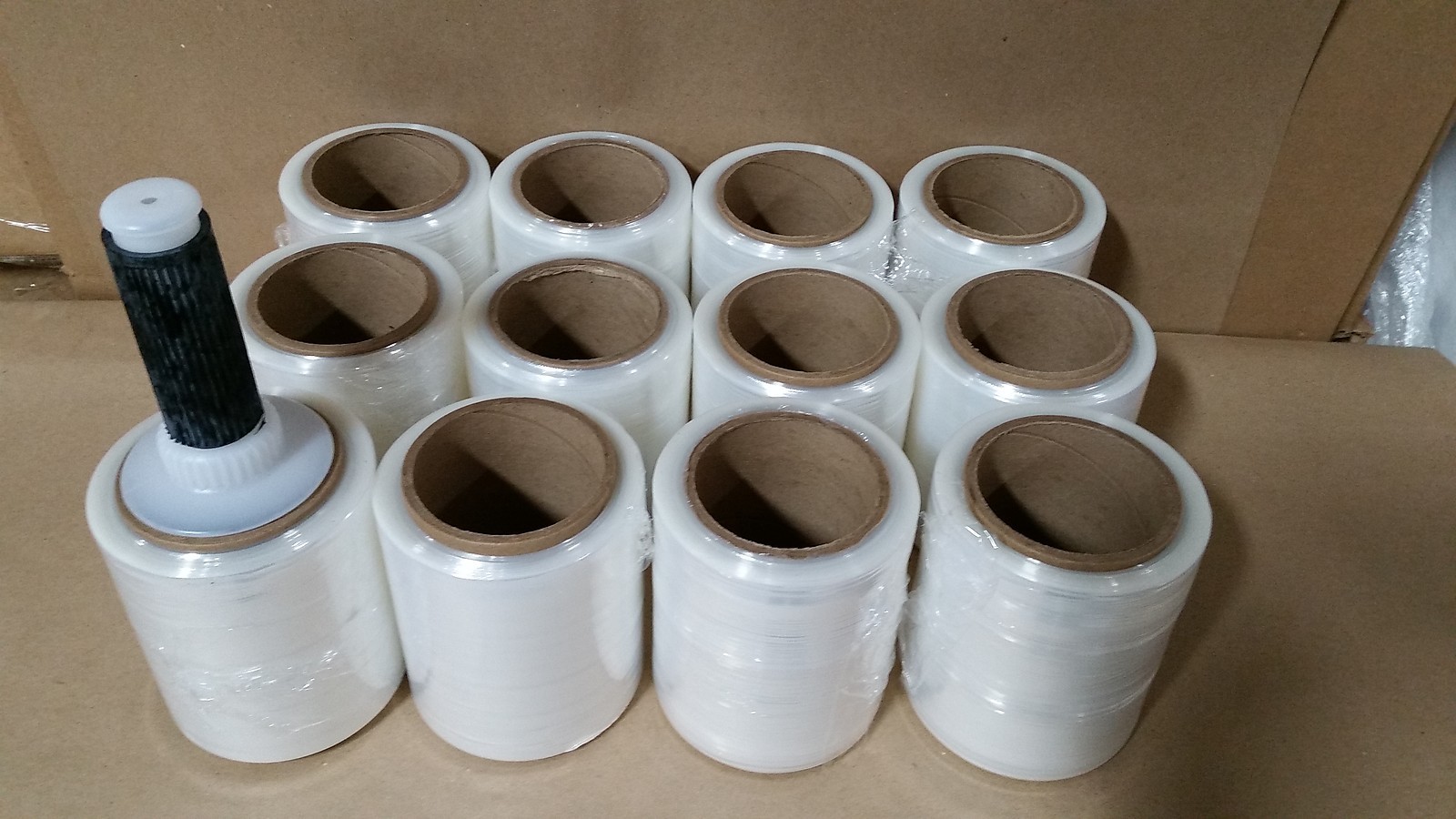 5''x1000' Hand Stretch Film Wrap - 12 Rolls Included