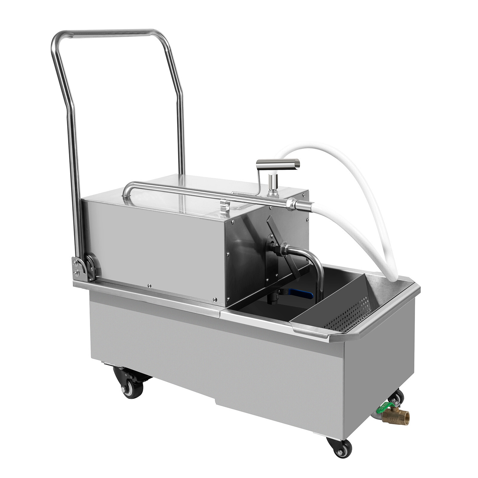 Commercial Fryer Oil Filter Cart Machine Kitchen Oil Filter System USA