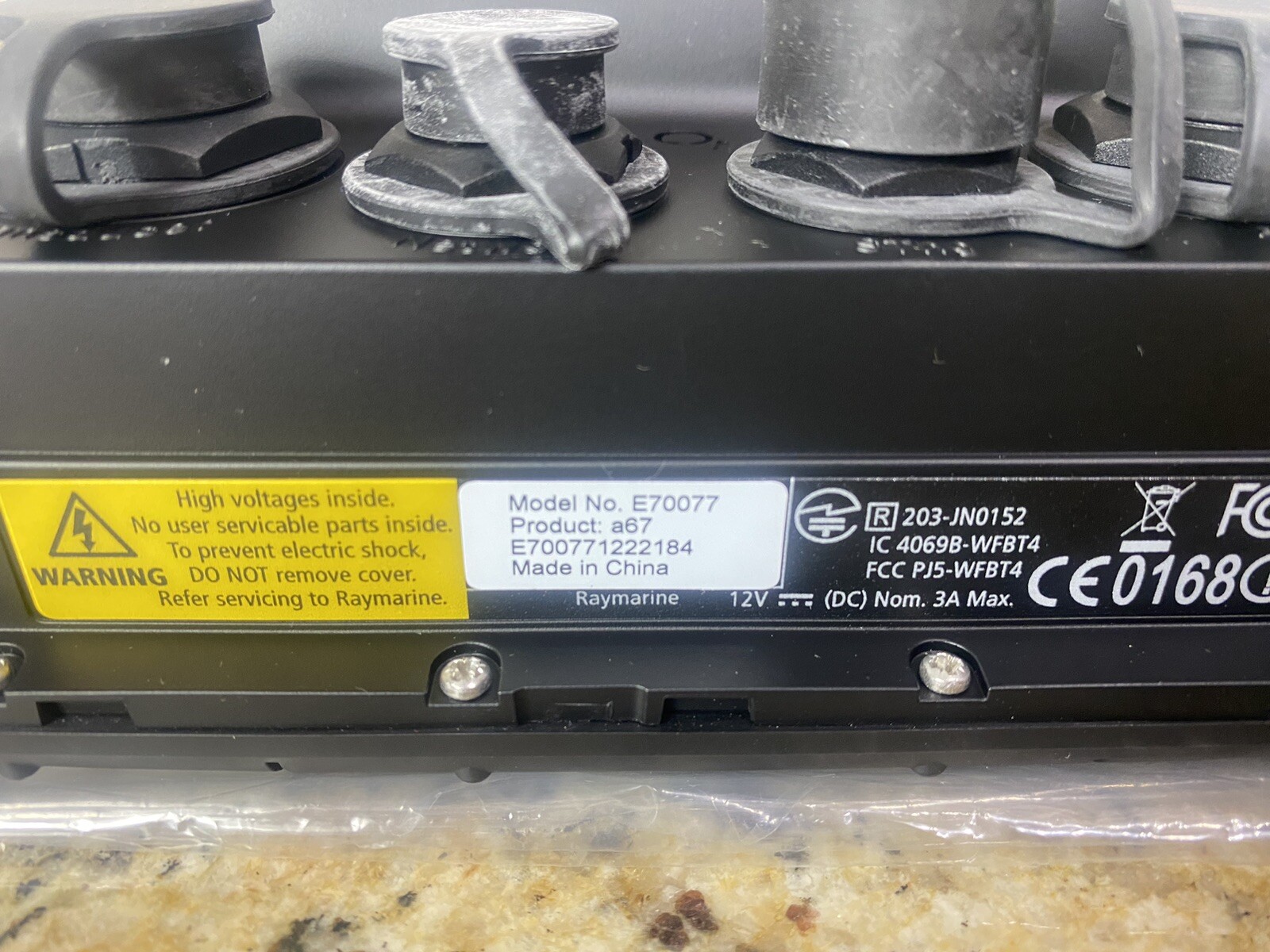 New/Open Box- Raymarine A67 Multifunction Display Part # E70077 - Version 7.43