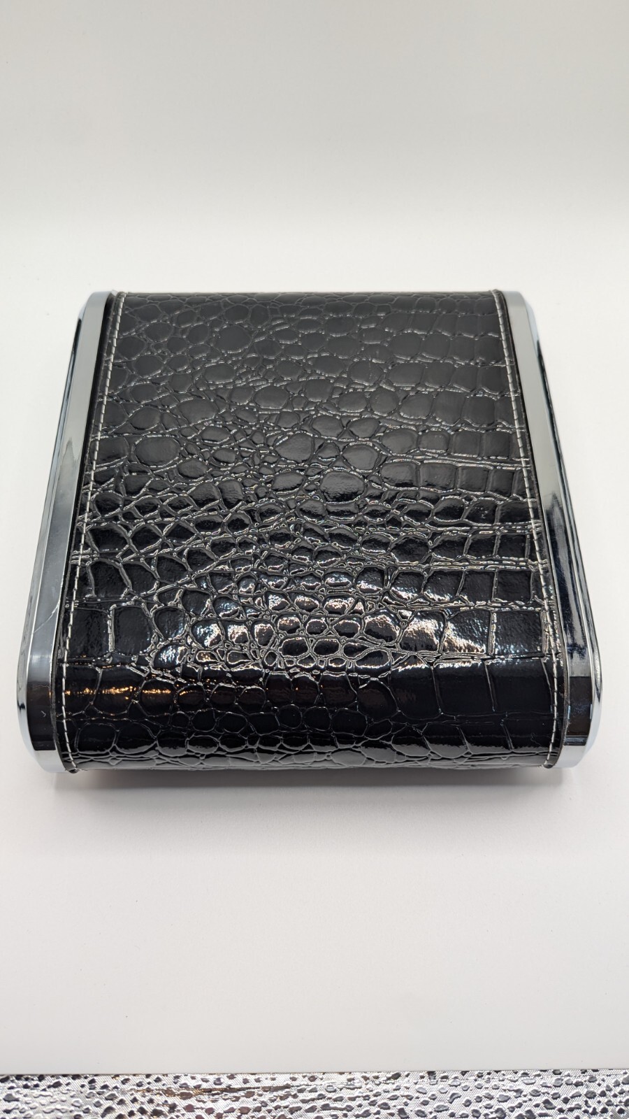 Prepology 3-Piece Wine Opener Set with Black Faux Croco Case, Great gift!