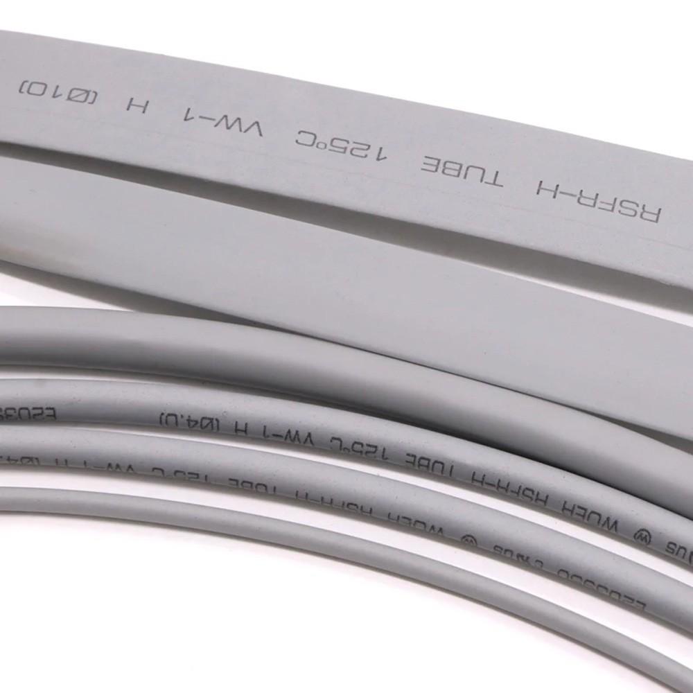 Heat Shrink Tubing 1 - 50mm Cable Heatshrink Sleeving Car 2:1 Ratio Grey