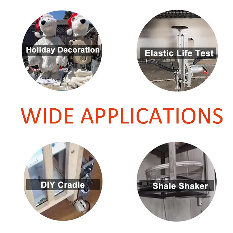 Electric Reciprocating Linear Actuator Motor 24V 120RPM 150mm 6 inch Stroke Fast