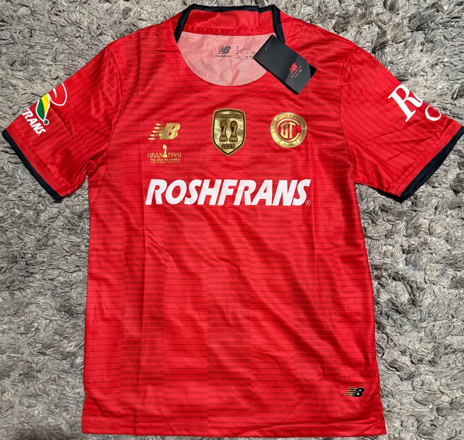 Toluca F.C 2025/26 BICAMPIÒN Home S-4X PLEASE READ DESCRIPTION