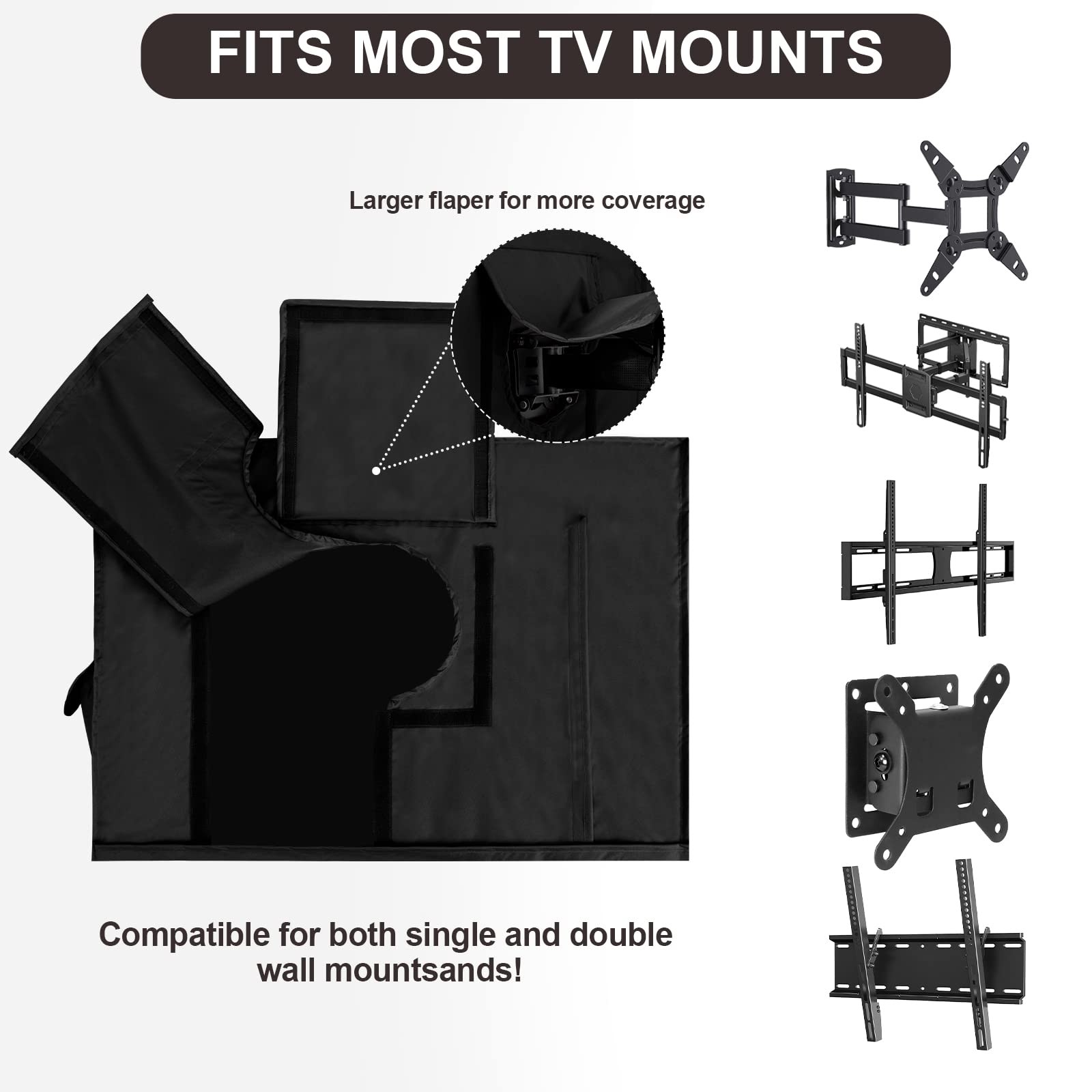 Waterproof Weatherproof Outdoor TV Cover 48"-50" inch for Outside, TV Covers ...