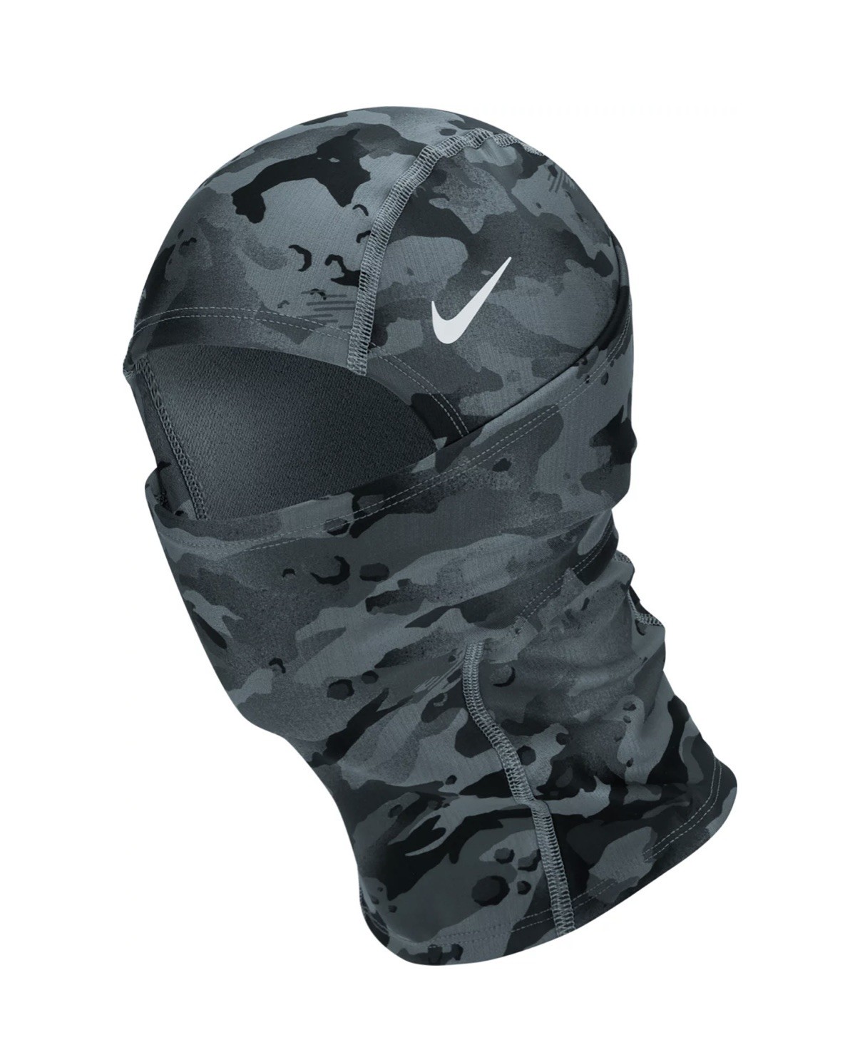 Nike Pro Hyperwarm Ski Mask Hood Therma-Fit - Grey Camo -US Stock