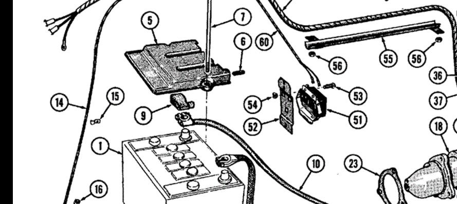 New 530 570 630 gas battery cover G30268 Case Tractor part