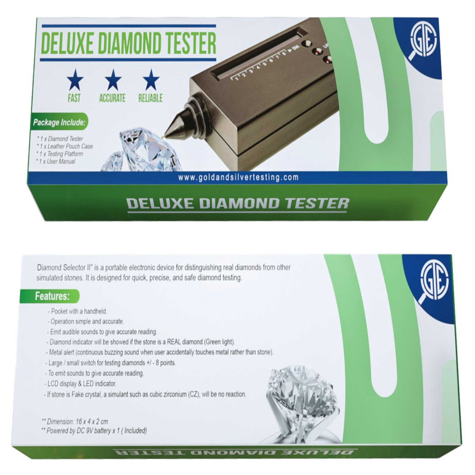 Gold Silver Jewelry Test Kit 10K 14K 18K 24K Digital Scale Diamond Tester Acid