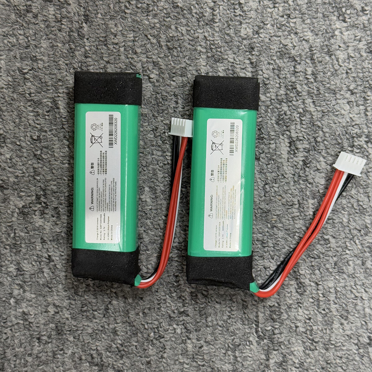 New 6600mAh Battery Replacement for JBL Charge 3 2016 Version GSP1029102A 24.4Wh