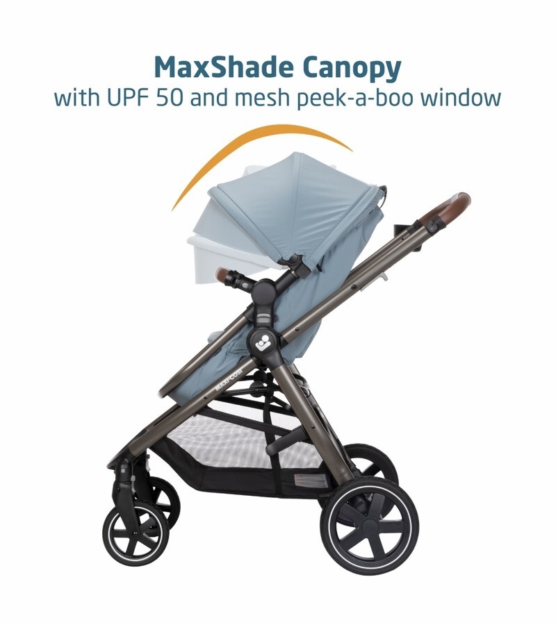 Maxi-Cosi Zelia Luxe Travel System - New Hope Gray - Brand New Creased Box