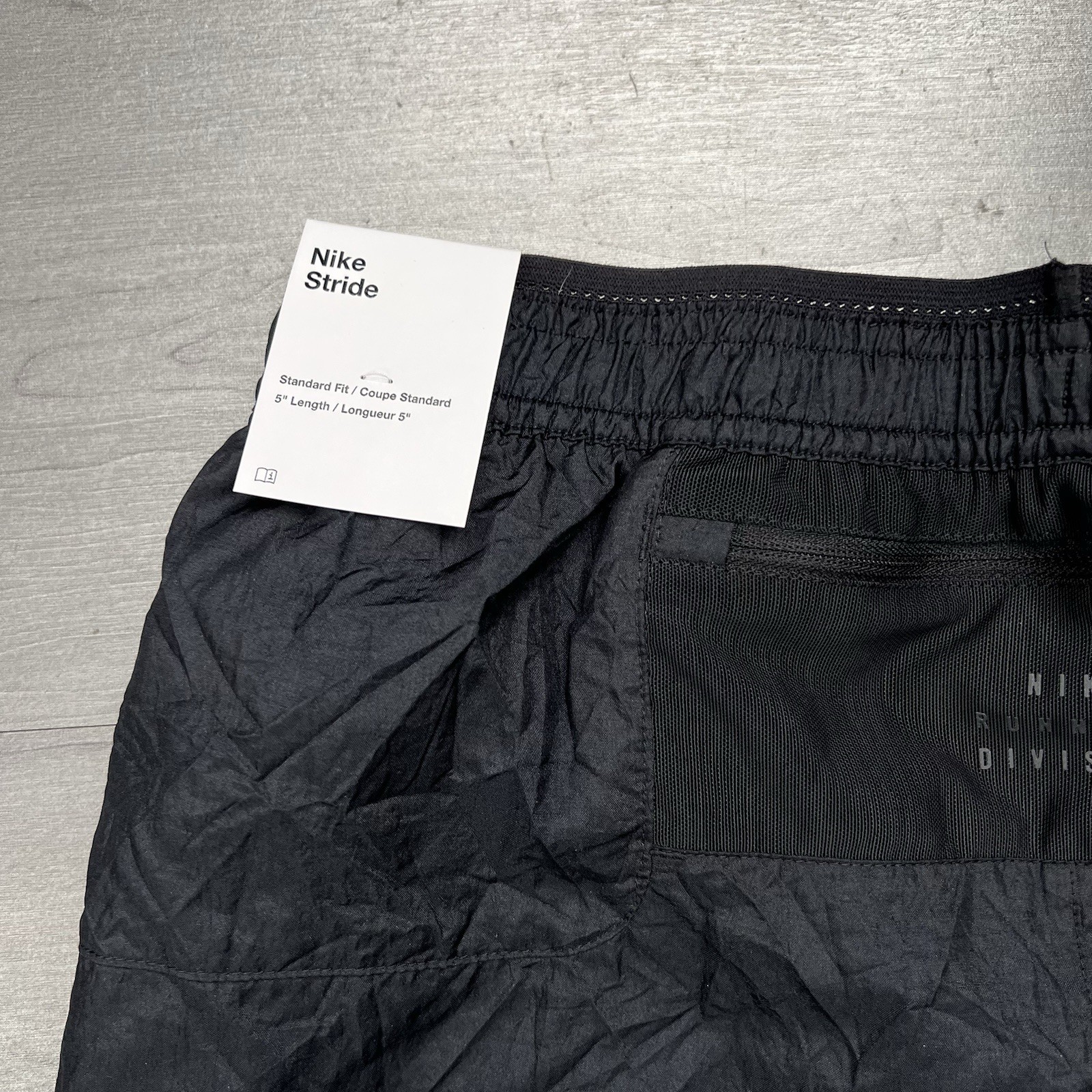 NEW Nike Stride Running Division Dri-FIT Men’s 5" Lined Shorts Black FN3391-010