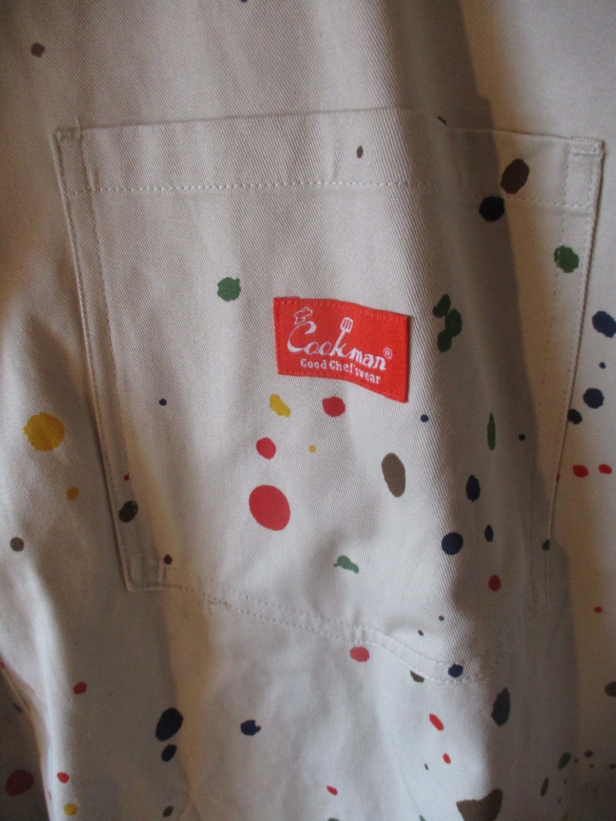 COOKMAN SAUCE PAINT SPLATTER UNIFORM PANTS & JACKET XL