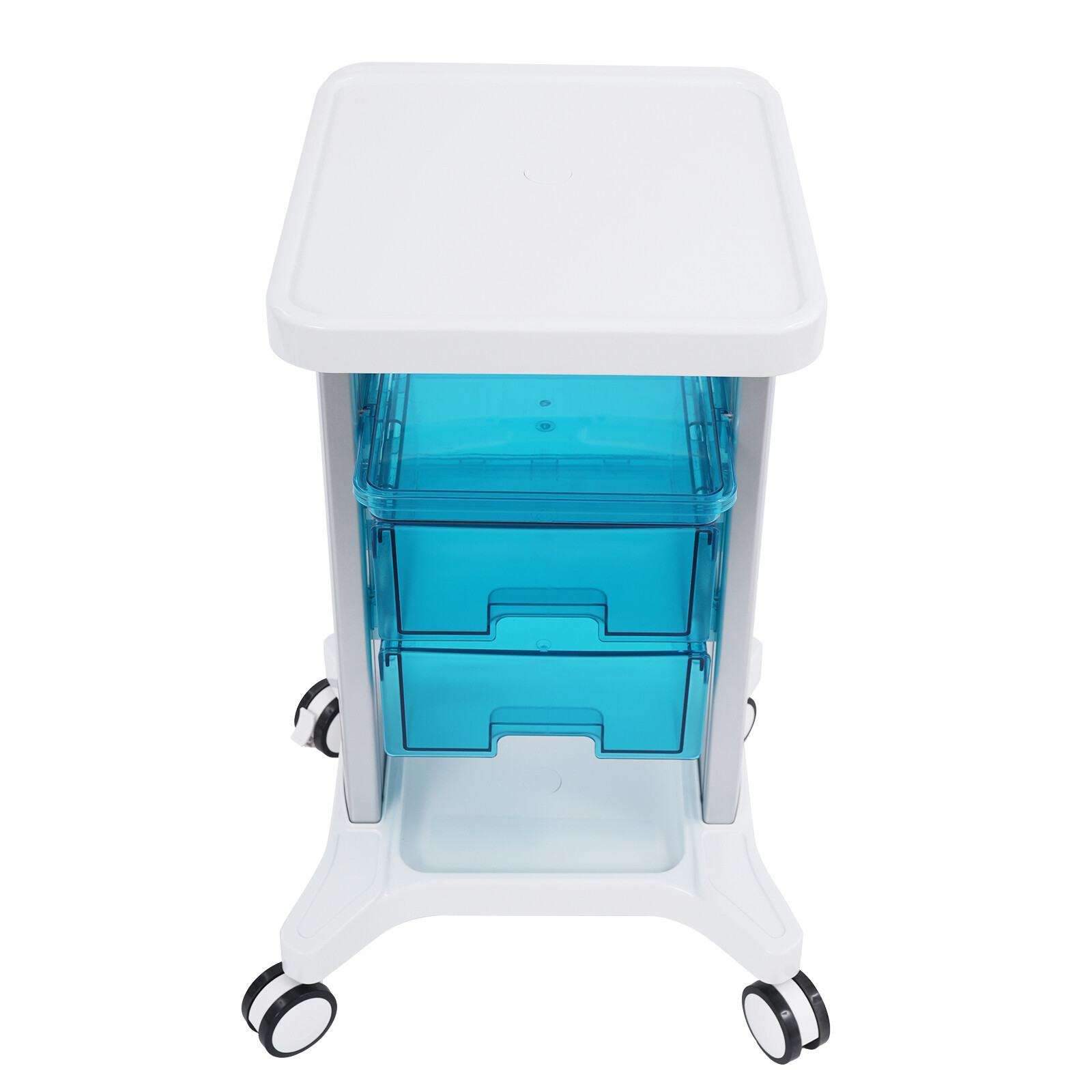 Medical Beauty Trolley Carts Mobile Cart Instrument With 3 Trays 360° wheels