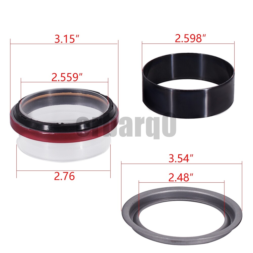 3802820 Cummins Front Main Crankshaft Oil Seal Wear Sleeve For 89-12 Dodge 5.9L