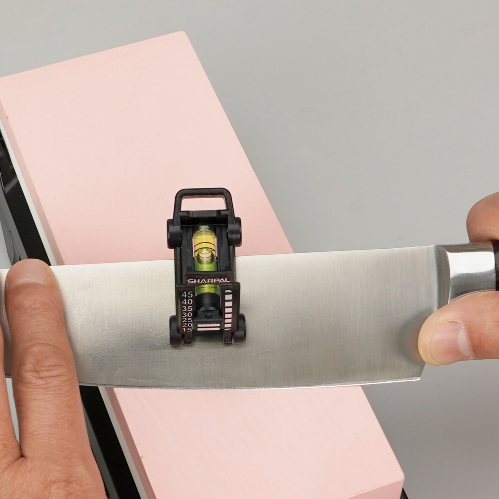 HOLDBUBBLE Whetstone Knife Blade Sharpener Sharpening Stone Angle Guide