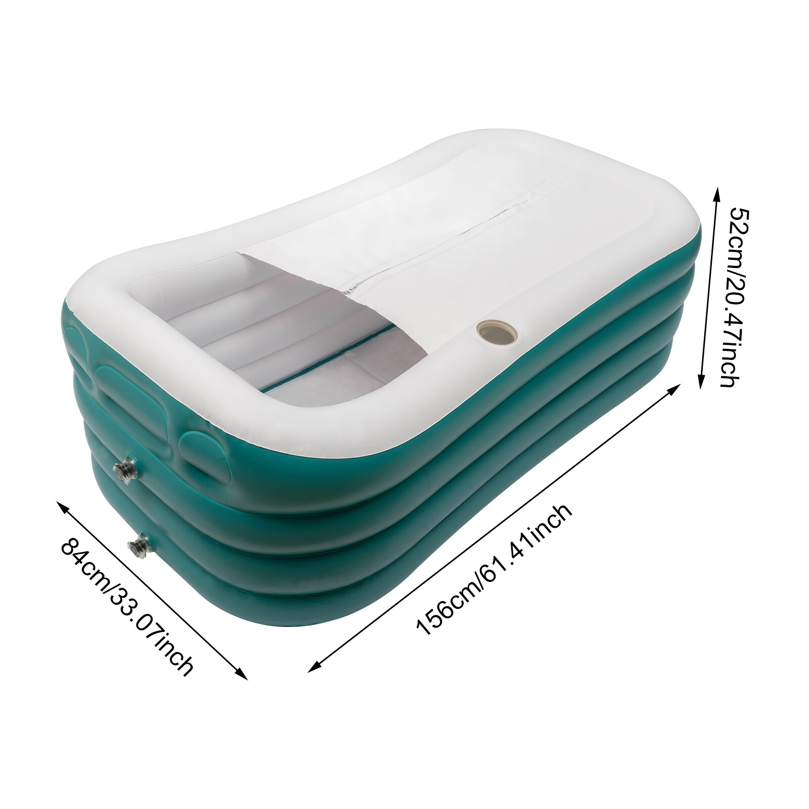 Foldable Bathtub Adult Large Shower Soaking Folding Water Spa Bath Tub Portable