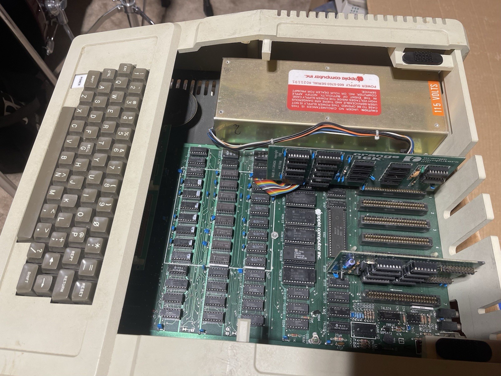 Vintage Apple II Plus A2S1048 Made In USA