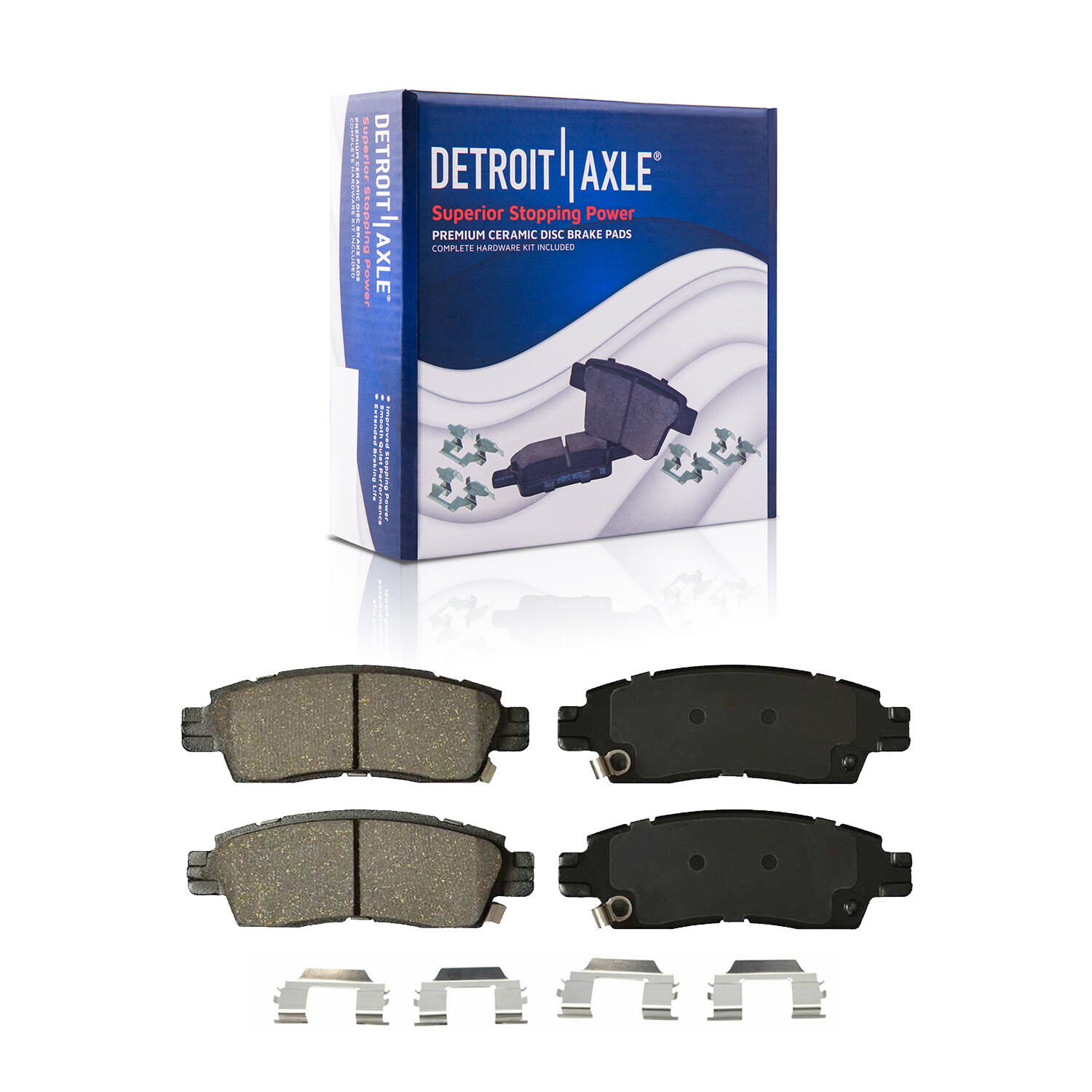 For Buick Enclave Chevy Traverse Acadia Outlook Front & Rear Ceramic Brake Pads
