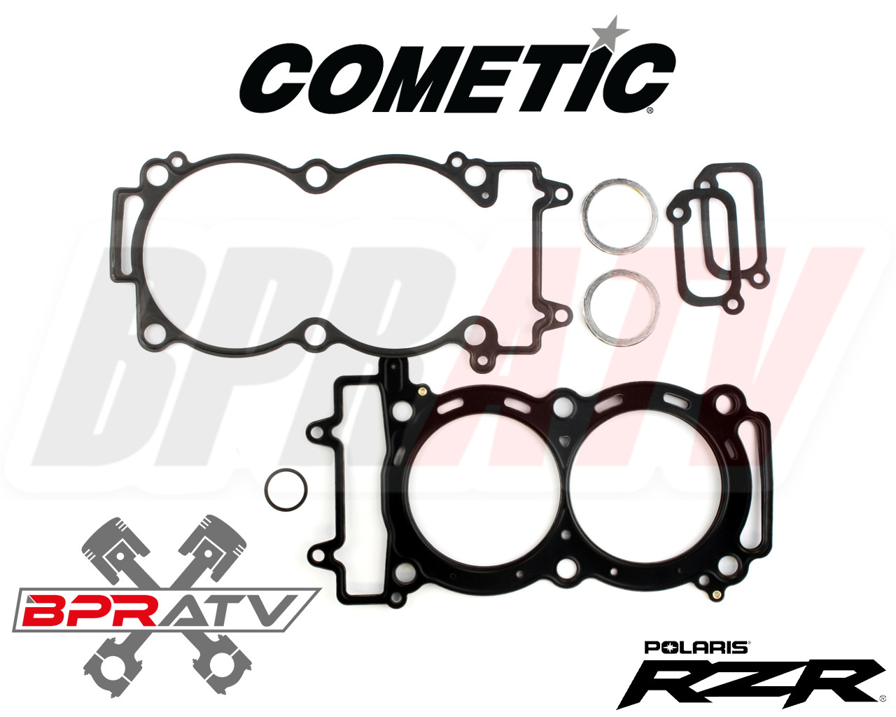 Polaris 2011-2014 RZR 900 XP 4 900 Top End Rebuild Kit Cylinder & Wiseco Pistons